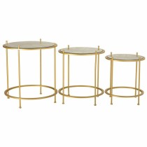 Set mit 3 Tischen Alexandra House Living Gold 53 x 60 x 53 cm