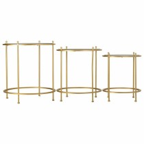 Set mit 3 Tischen Alexandra House Living Gold 53 x 60 x 53 cm