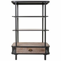 Shelves Alexandra House Living Brown Wood Metal Iron 121 x 40 x 80 cm