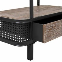 Regal Alexandra House Living Braun Holz Metall Eisen 121 x 40 x 80 cm