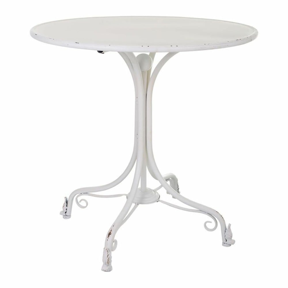 Table Alexandra House Living White 80 x 78 x 80 cm