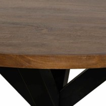 Table Alexandra House Living Marron 120 x 76 x 120 cm