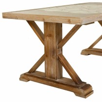 Table Alexandra House Living Marron 60 x 50 x 120 cm