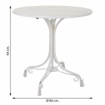 Table Alexandra House Living Blanc 80 x 78 x 80 cm