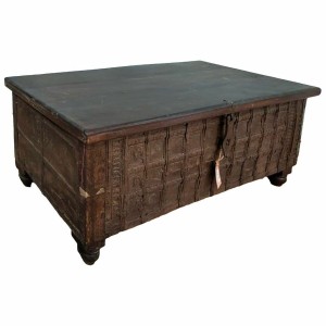 Truhe Alexandra House Living Braun Recyceltes Holz 50 x 45 x 118 cm