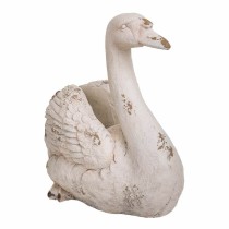 Blumentopf Alexandra House Living Swan Fiberglas Magnesium 35 x 48 x 51 cm