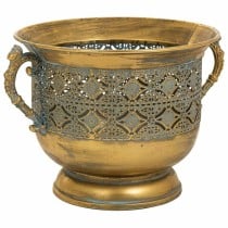 Planter Alexandra House Living Gold Iron 29 x 23 x 35 cm