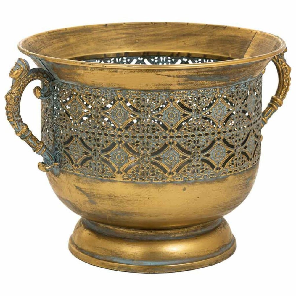 Planter Alexandra House Living Gold Iron 29 x 23 x 35 cm