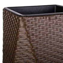 Cache-pot Alexandra House Living Brun foncé Fer Rotin Plastique 31 x 56 x 31 cm