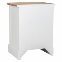 Nightstand Alexandra House Living White Brown 35 x 60 x 45 cm