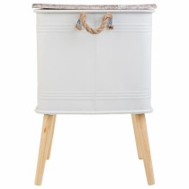 Nightstand Alexandra House Living White 41 x 41 x 61 cm