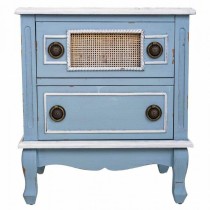 Nightstand Alexandra House Living Blue 36 x 56 x 50 cm