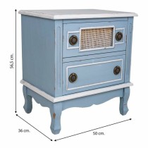 Nightstand Alexandra House Living Blue 36 x 56 x 50 cm