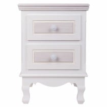 Table de Nuit Alexandra House Living Blanc 33 x 53 x 37 cm