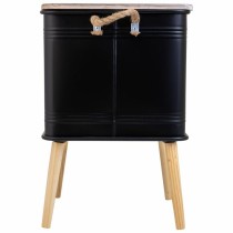 Nightstand Alexandra House Living Black 41 x 41 x 61 cm