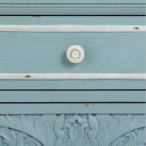 Nightstand Alexandra House Living Blue White 32 x 74 x 46 cm