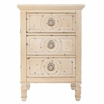 Nachttisch Alexandra House Living Beige 32 x 67 x 46 cm