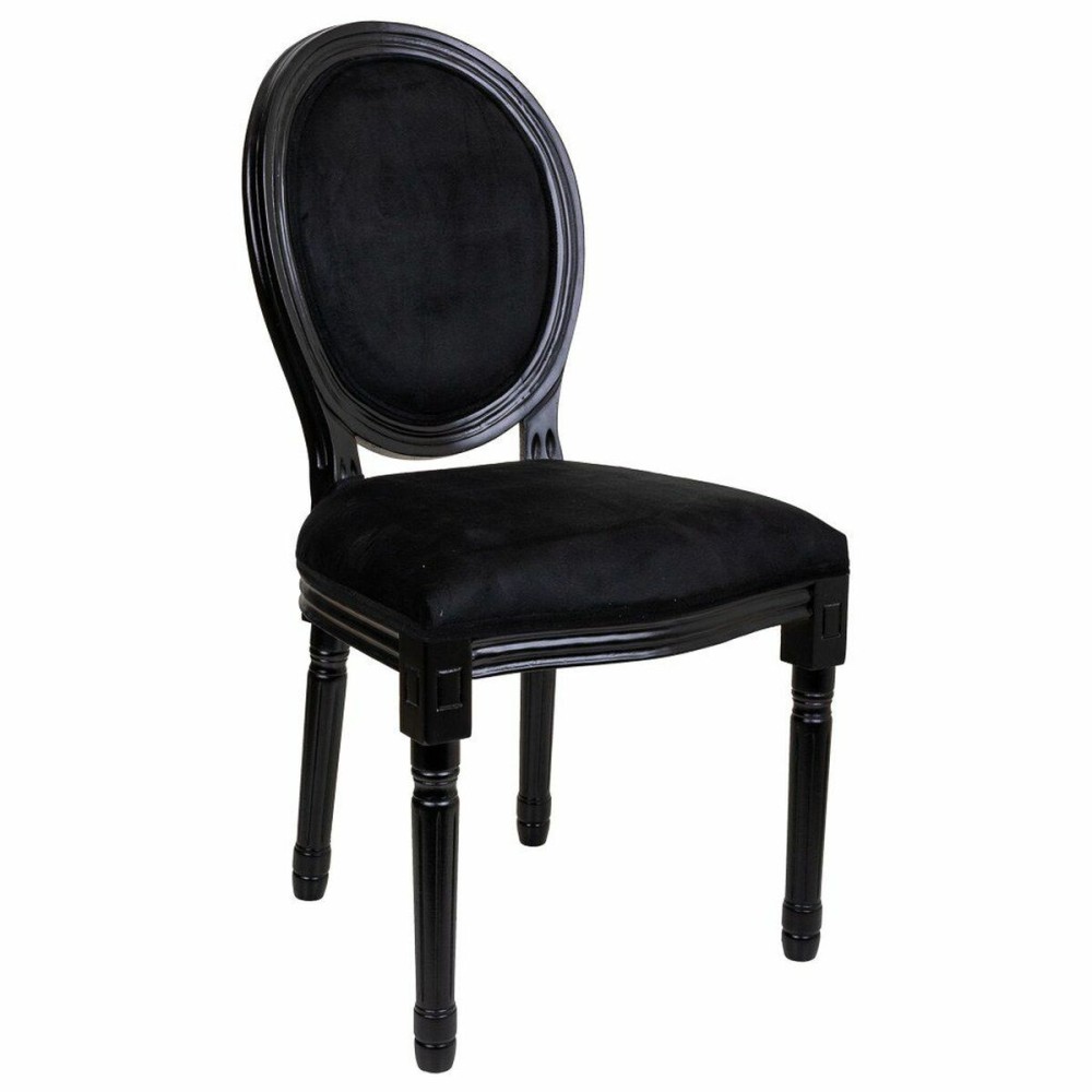 Chaise de Salle à Manger Alexandra House Living Noir 46 x 96 x 48 cm