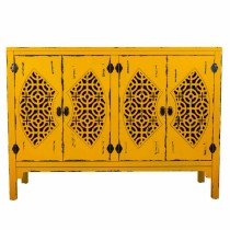 Sideboard Alexandra House Living Yellow Fir wood MDF Wood 40 x 86 x 120 cm