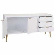 Buffet Alexandra House Living Blanc Doré Bois MDF 42 x 71 x 145 cm