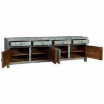 Sideboard Alexandra House Living Black Green Mango wood 40 x 70 x 240 cm