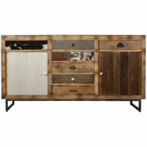 Anrichte Alexandra House Living Braun Holz Metall Eisen 47 x 95 x 180 cm