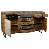 Anrichte Alexandra House Living Braun Holz Metall Eisen 47 x 95 x 180 cm