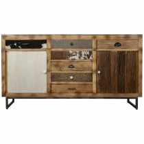 Anrichte Alexandra House Living Braun Holz Metall Eisen 47 x 95 x 180 cm