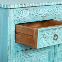 Sideboard Alexandra House Living Blue Mango wood 41 x 101 x 101 cm