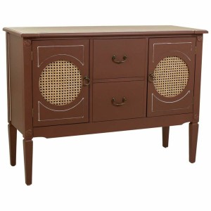 Sideboard Alexandra House Living Brown Natural Rattan Fir wood 40 x 78 x 106 cm