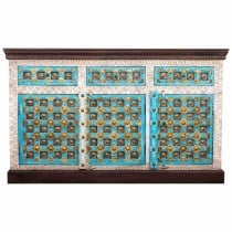 Buffet Alexandra House Living Laiton Bois de manguier 40 x 150 x 90 cm