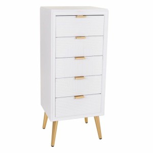 Schubladenschrank Alexandra House Living Gold Holz MDF 36 x 100 x 42 cm