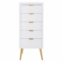 Schubladenschrank Alexandra House Living Gold Holz MDF 36 x 100 x 42 cm