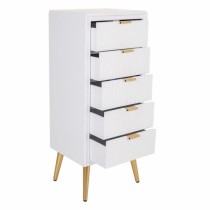 Schubladenschrank Alexandra House Living Gold Holz MDF 36 x 100 x 42 cm