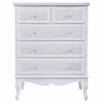 Chest of drawers Alexandra House Living White MDF Wood 40 x 105 x 80 cm