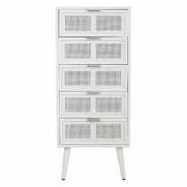 Chest of drawers Alexandra House Living White Bamboo MDF Wood 36 x 100 x 42 cm