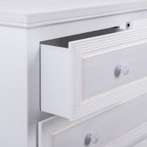 Chest of drawers Alexandra House Living White MDF Wood 40 x 105 x 80 cm