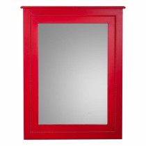 Miroir mural Alexandra House Living Rouge verre Bois d'épicéa 3 x 90 x 70 cm