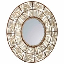 Wall mirror Alexandra House Living Brown 3 x 61 x 61 cm