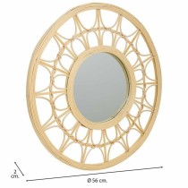 Miroir mural Alexandra House Living Naturel Bambou Rotin 56 x 2 x 56 cm