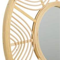 Wall mirror Alexandra House Living Natural Bamboo Rattan 55 x 2 x 55 cm