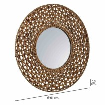 Miroir mural Alexandra House Living Marron Jacinthe d'eau 3 x 61 x 61 cm