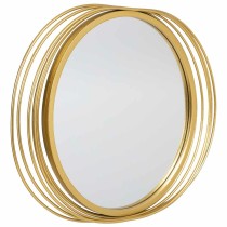 Wall mirror Alexandra House Living Gold Metal Iron Mirror 4 x 49 x 66 cm