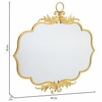 Wandspiegel Alexandra House Living Gold Metall Eisen Spiegel 4 x 90 x 78 cm