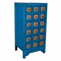 Schubladenschrank Alexandra House Living Blau Ulmenholz 49 x 118 x 58 cm