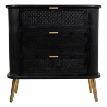 Chest of drawers Alexandra House Living Black MDF Wood 35 x 81 x 80 cm