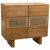 Commode Alexandra House Living Marron Corde Bois d'épicéa Bois de paulownia 36 x 75 x 80 cm