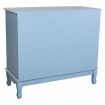 Commode Alexandra House Living Bleu Rotin Bois d'épicéa Bois MDF 38 x 80 x 90 cm