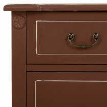 Chest of drawers Alexandra House Living Brown Natural Rattan Fir wood MDF Wood 38 x 72 x 88 cm