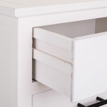 Caisson à Tiroirs Alexandra House Living Blanc Bois MDF Fibre naturelle 92 x 32 x 44 cm